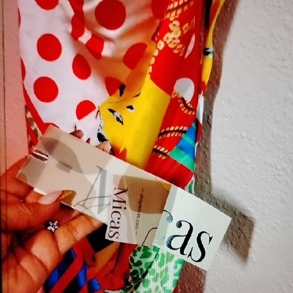 Micas Multicolor Patterned Dress - Picture 3 of 6